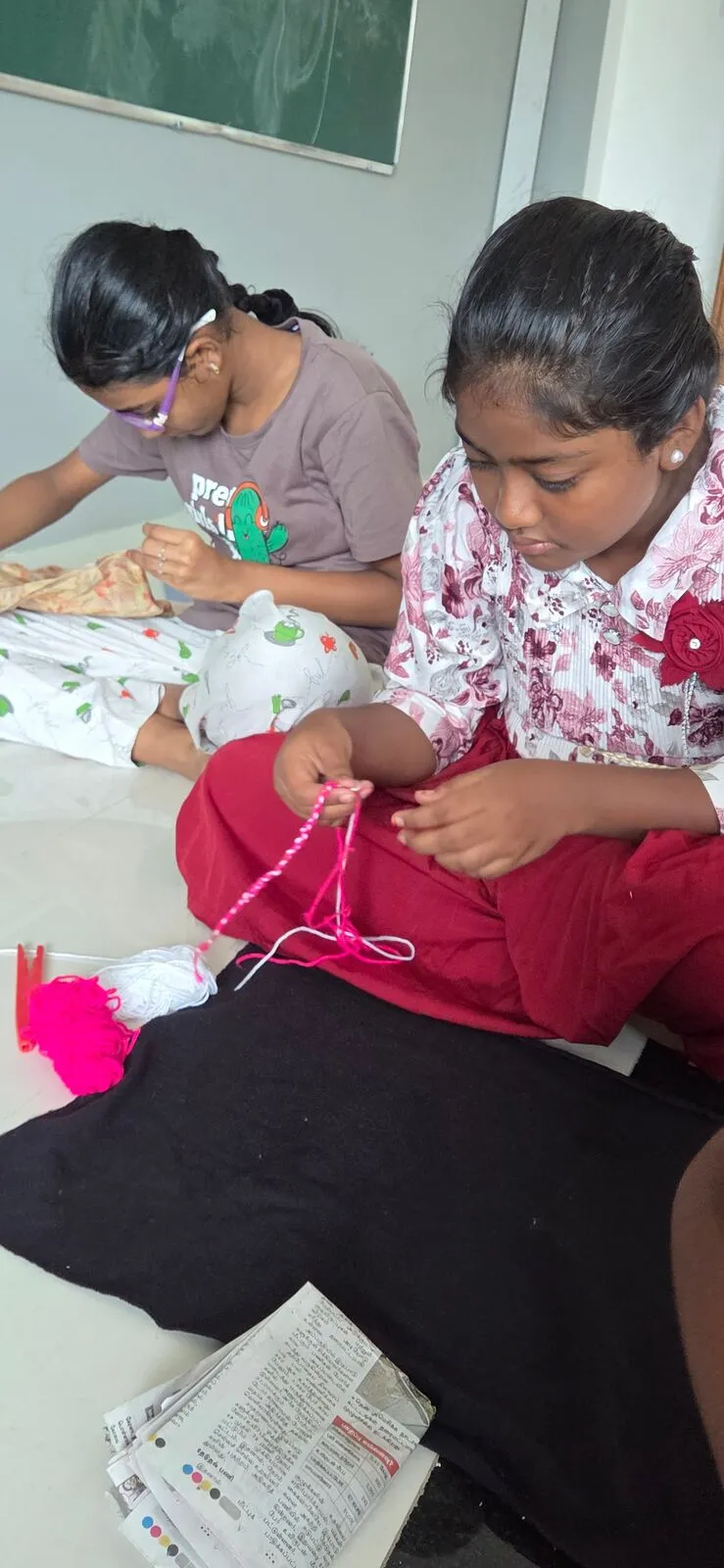 Classroom learning at Riverside Public School, Coimbatore — 2