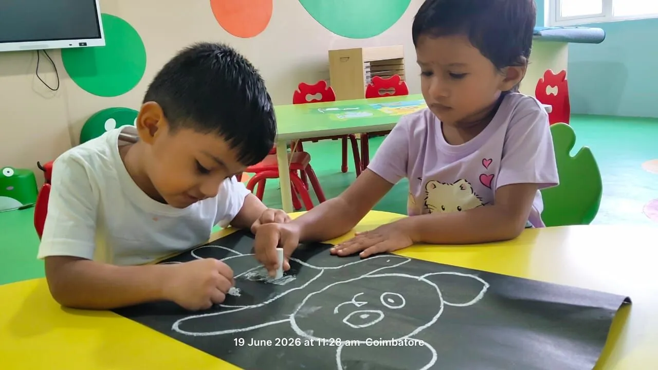 Kindergarten — Kindergarten activity at Riverside Public School, Coimbatore