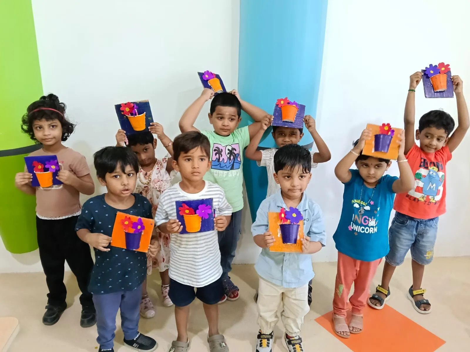 Kindergarten activity at Riverside Public School, Coimbatore — 2