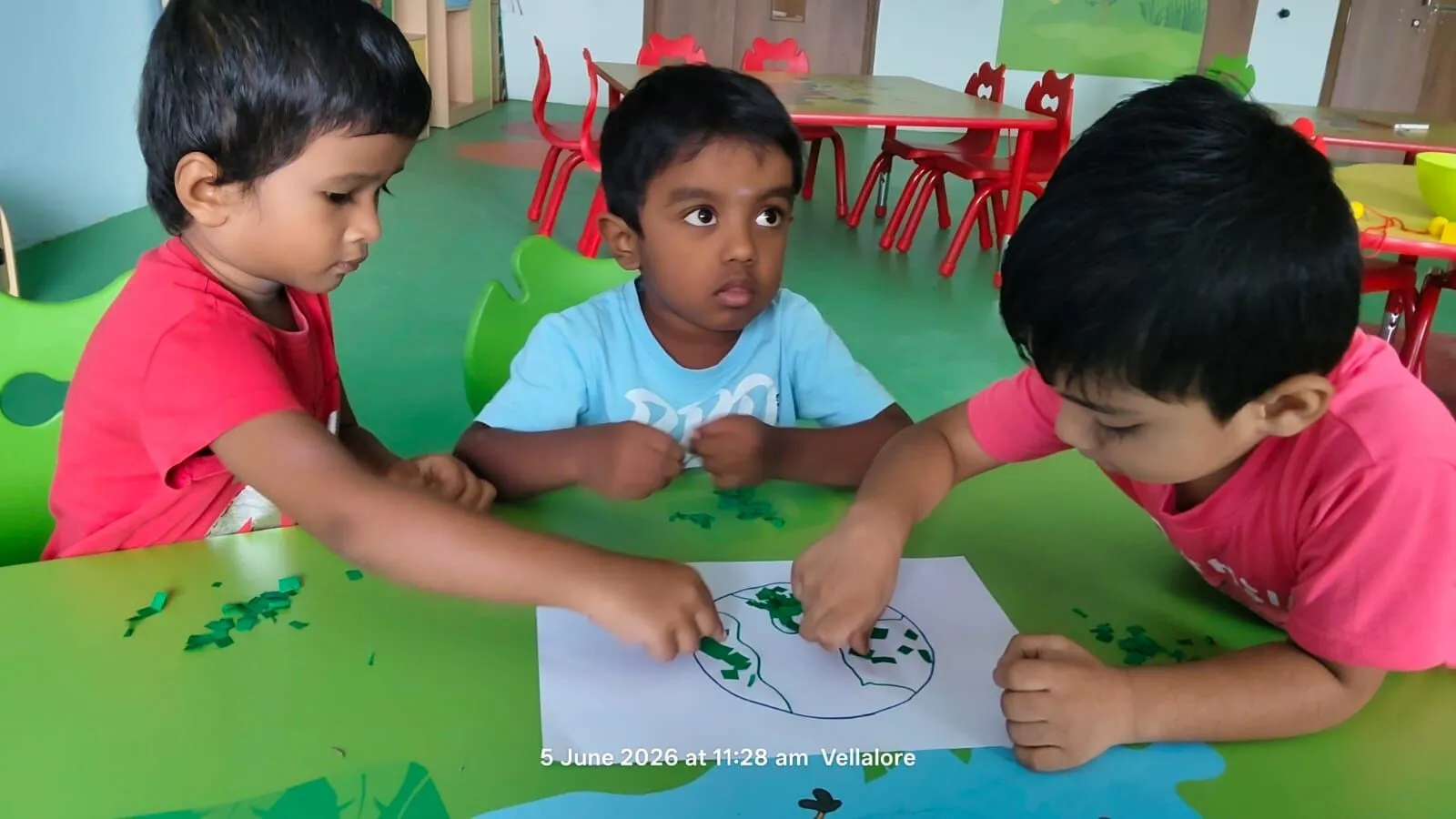 Kindergarten activity at Riverside Public School, Coimbatore — 3