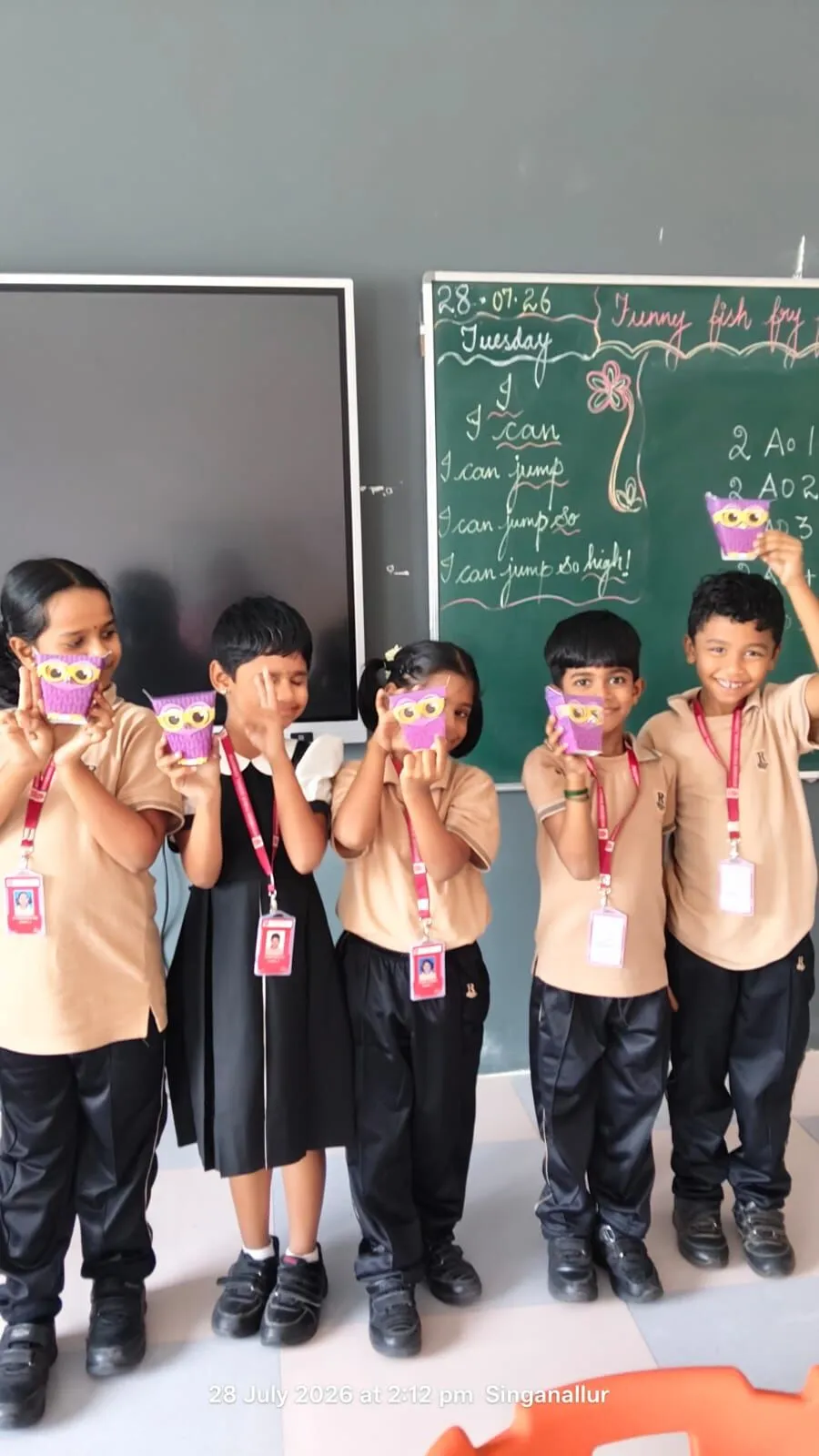 Art and craft work at Riverside Public School, Coimbatore — 1