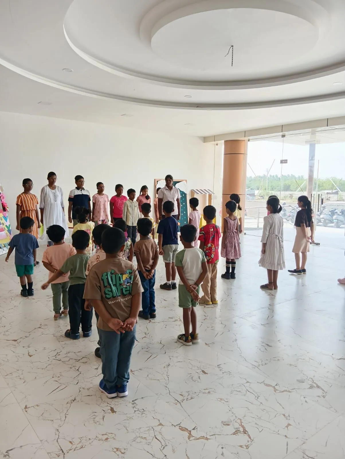 Morning Assembly — Morning assembly at Riverside Public School, Coimbatore