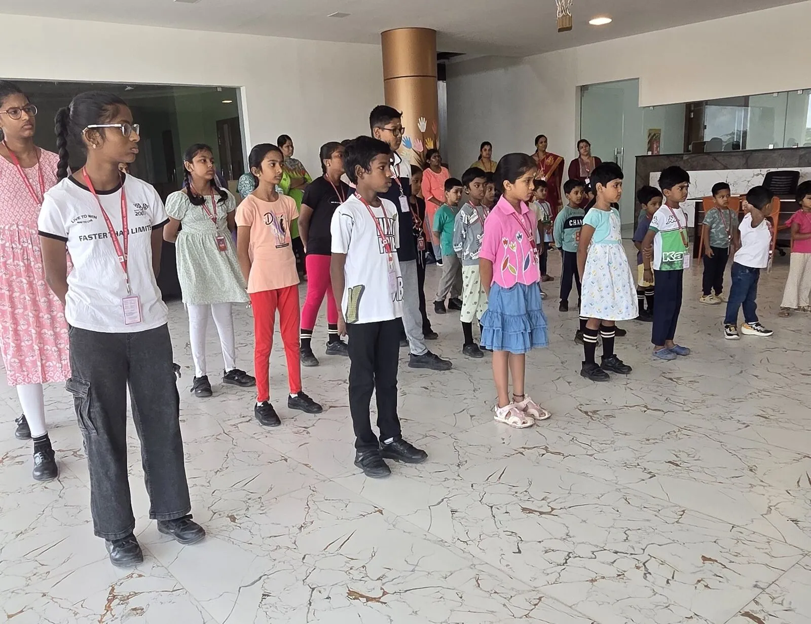 Morning assembly at Riverside Public School, Coimbatore — 2