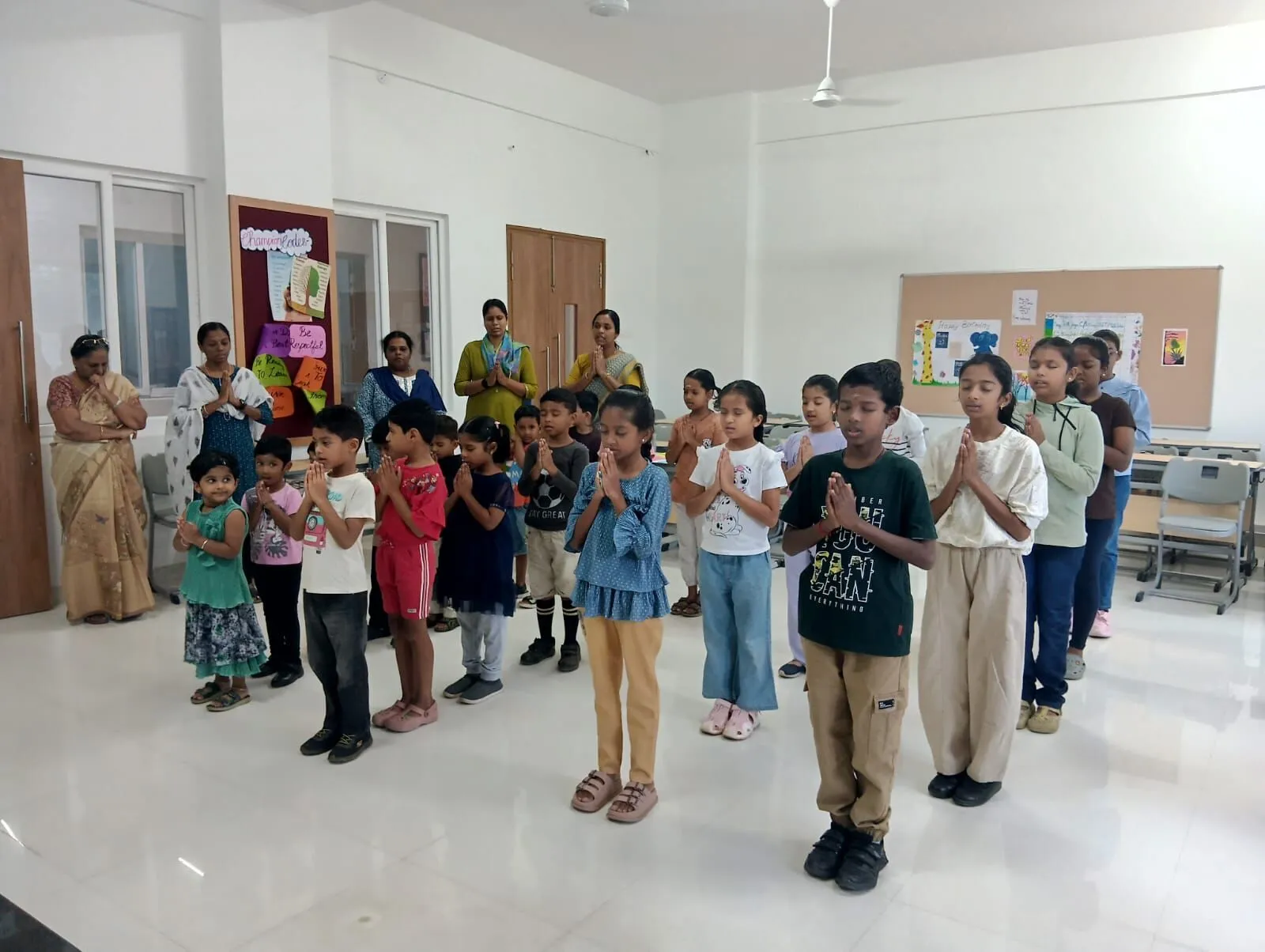Morning assembly at Riverside Public School, Coimbatore — 3