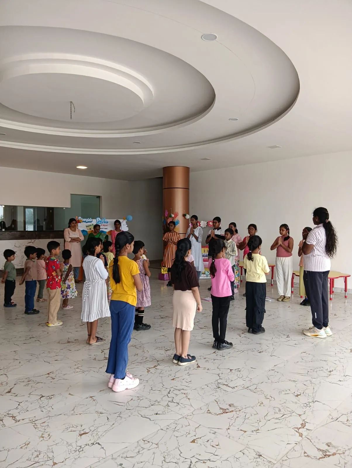 Morning assembly at Riverside Public School, Coimbatore — 4