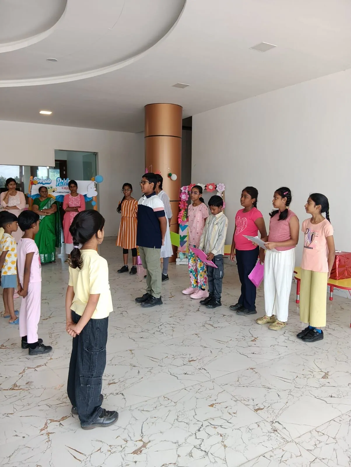 Morning assembly at Riverside Public School, Coimbatore — 5