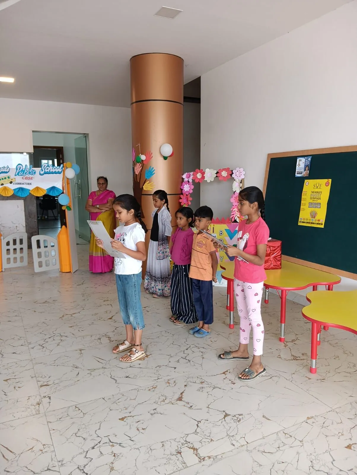 Morning assembly at Riverside Public School, Coimbatore — 6