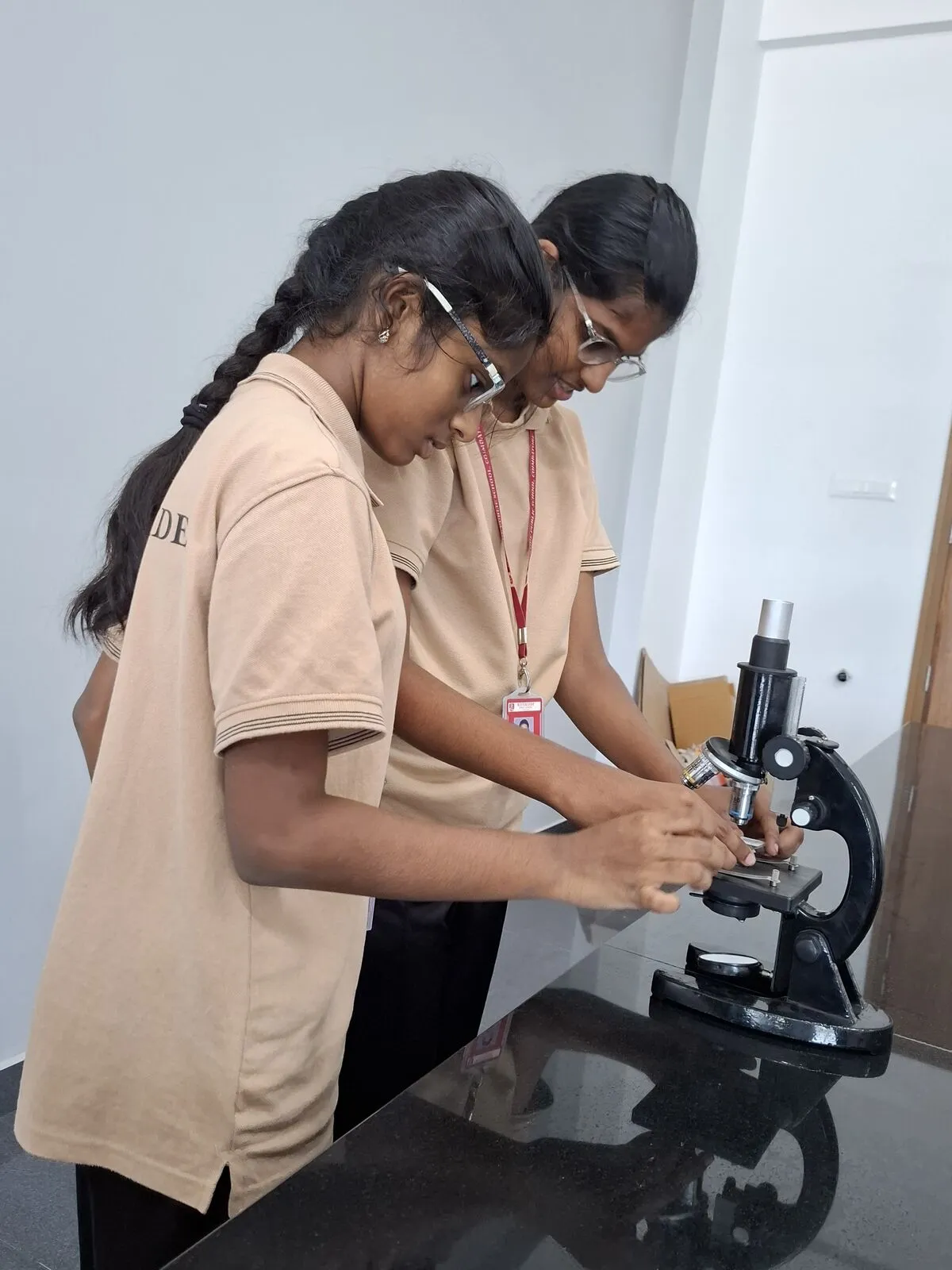 Science and computer lab work at Riverside Public School, Coimbatore — 8