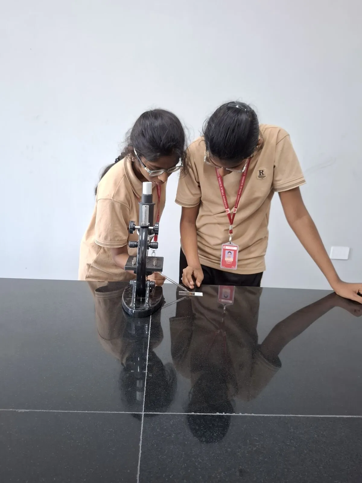 Science and computer lab work at Riverside Public School, Coimbatore — 9