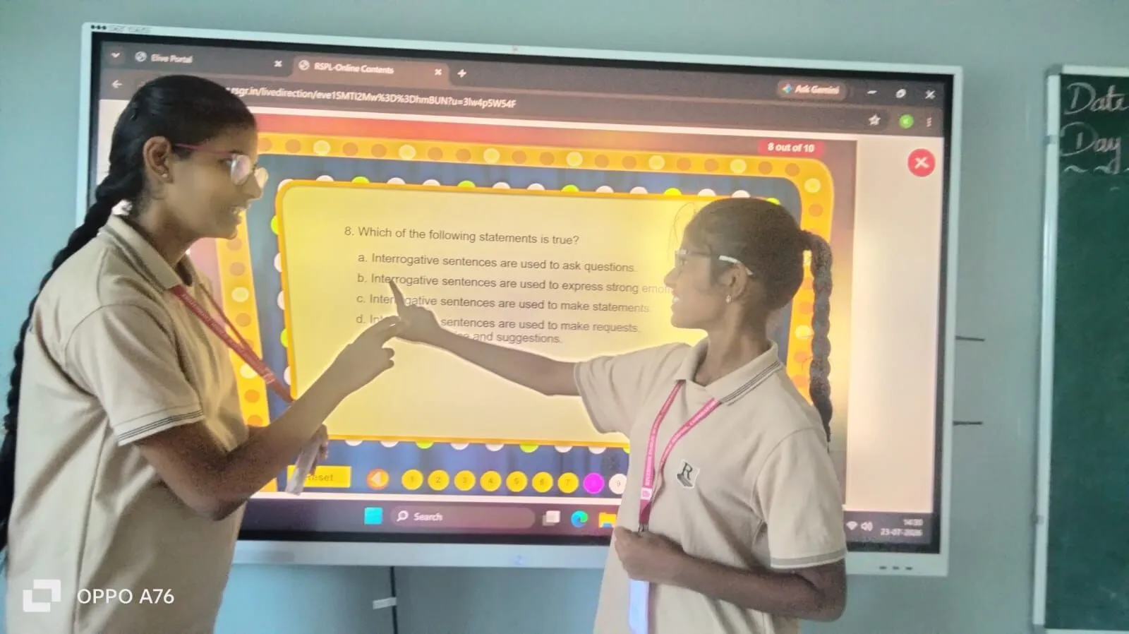 Classrooms & Learning — Classroom learning at Riverside Public School, Coimbatore