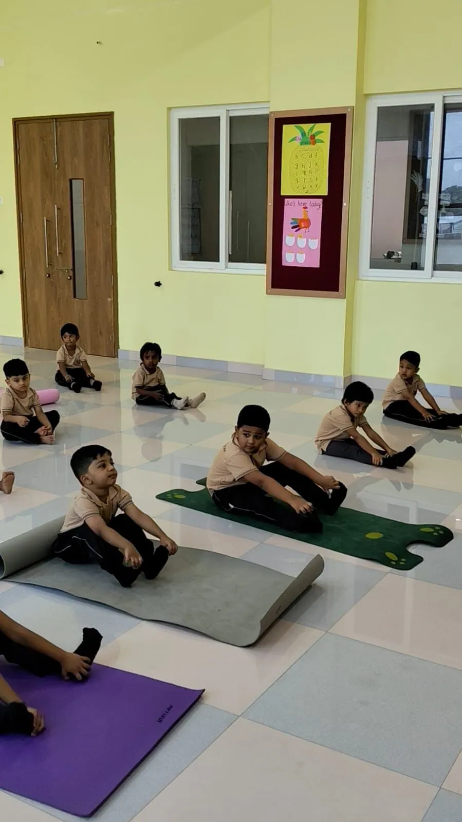 Yoga session at Riverside Public School, Coimbatore — 4