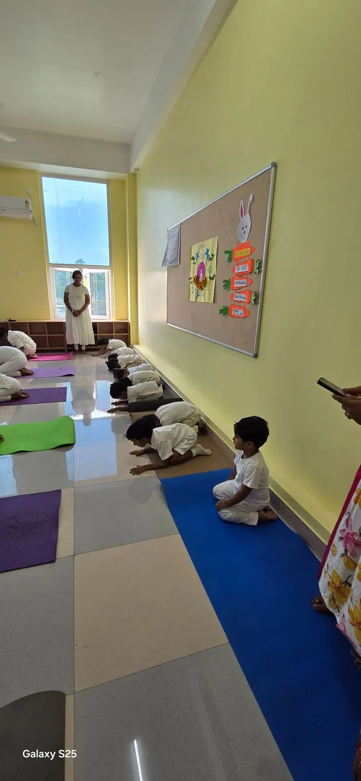 Yoga session at Riverside Public School, Coimbatore — 8
